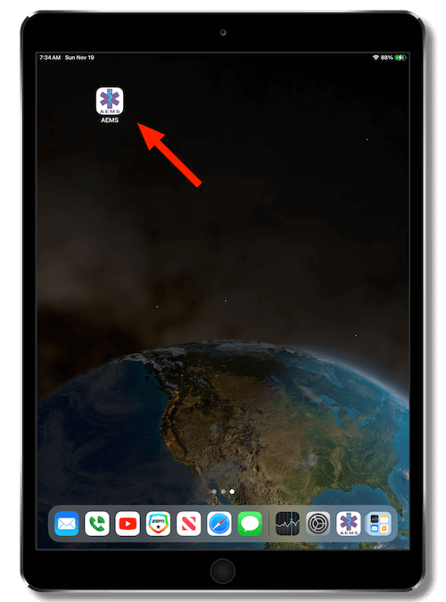 Installing AEMS Progressive Web App on iPad - Step 4